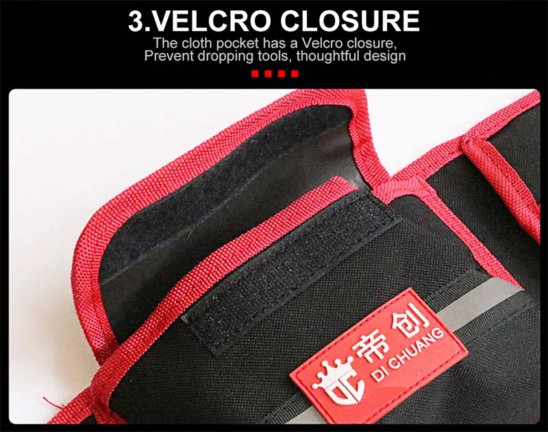 soft tool bag KALAIDUN Multifunction Waist Bag Waterproof Oxford Cloth Drill Toolkit Single Shoulder Bag Electrician Portable Storage Handbag small tool pouch