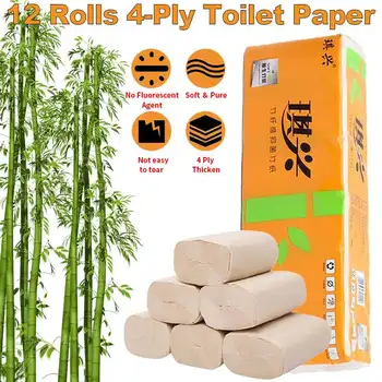 

Roll Pack of 12 Paper Home Bath Paper Bath Toilet Roll Paper Toilet Paper Yellow Toilet Paper Toilet Roll Tissue Towels Tissue