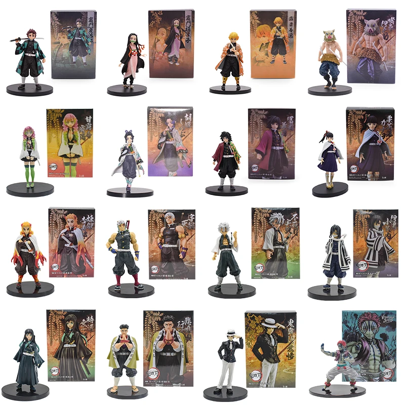 Demon Slayer Action Figures 9 Hashira Mitsuri Kocho Shinobu Rengoku