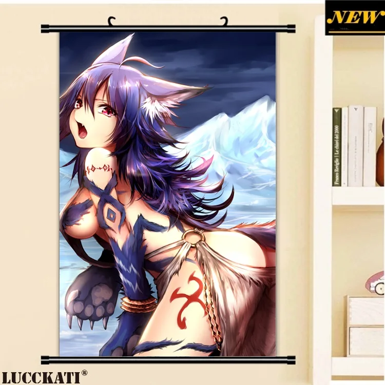 Shкруги no Bahamut Rage Of wings животные уши рога пикантные Лали камелий мультяшный аниме