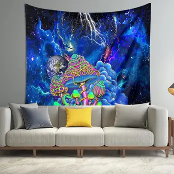 

Modern Galaxy Hippie Background Cloth Wall Decoration Outdoor Carpet Sofa Throws Bedroom Sunscreen Muslin Bohemian