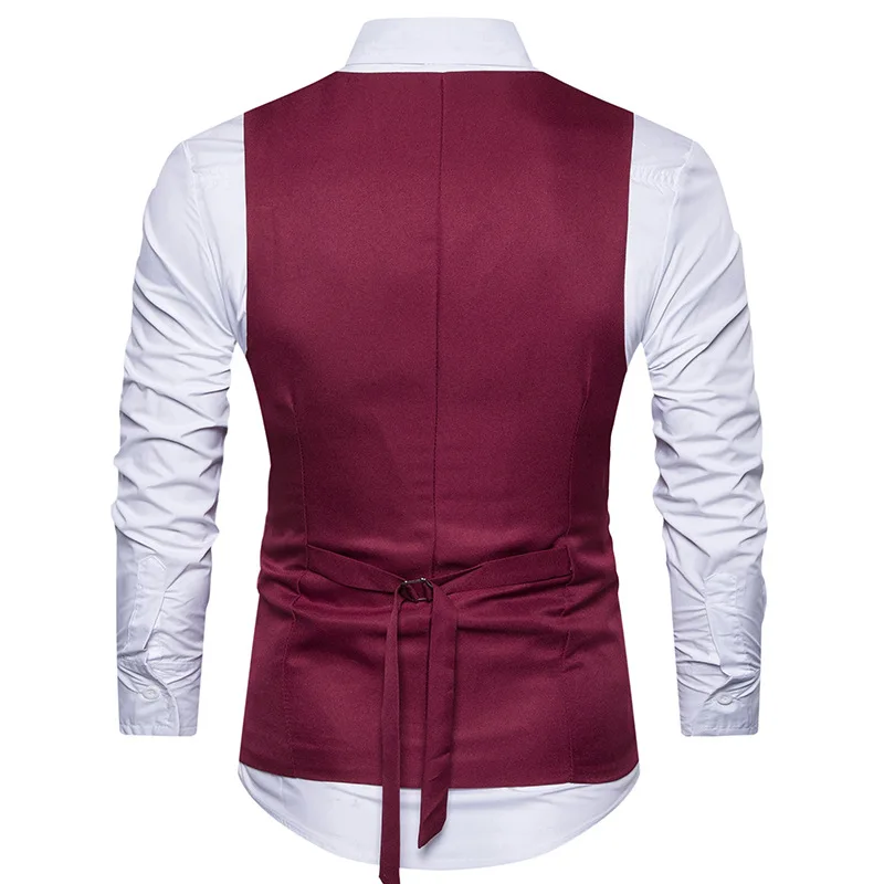 New Style British-Style Suit Waistcoat Men Versitile Casual Business Formal Wear Waistcoat