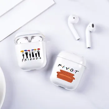 

hot Best Friends TV Show Phone Case For Airpods 2 1 Cover Clear Ctue Transparent Silicon Soft TPU For Airpod 2 Earphone Cases