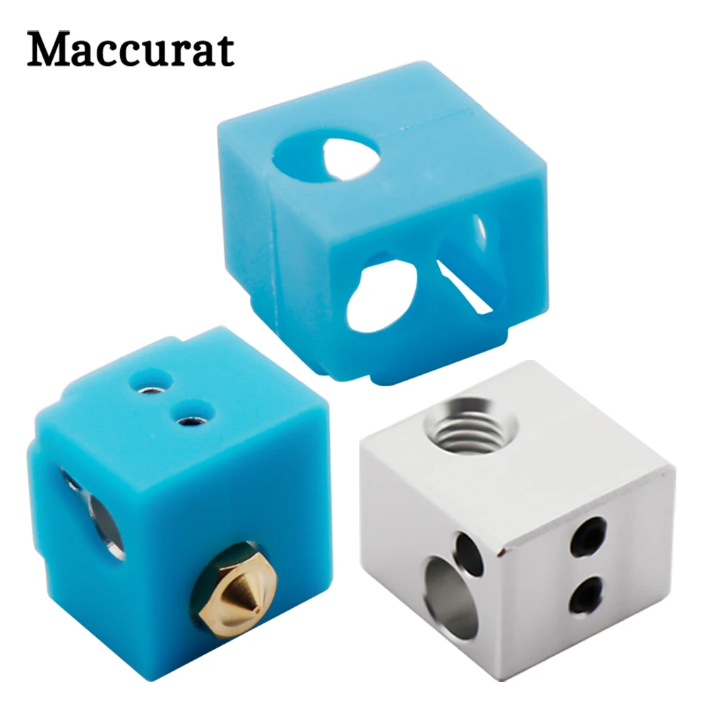 E3D V5 J-head нагревательный блок экструдер алюминиевый HotEnd подогреваемый
