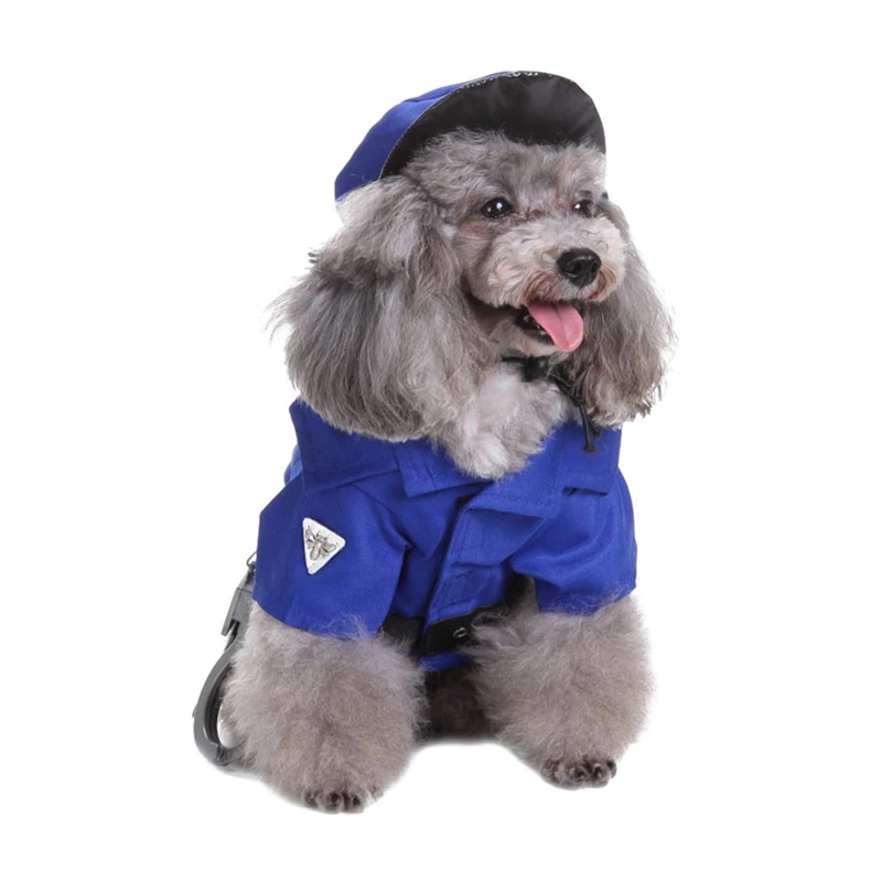 Одежда для косплея домашних собак, комплект одежды для Postman, для домашних животных, для вечеринок и маскарадов, собак большого размера, золотистый Лабрадор-ретривер