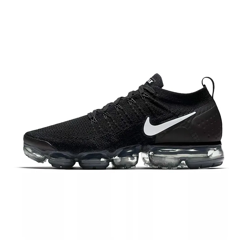 942842-001 Оригинальные подлинные мужские кроссовки для бега NIKE AIR VAPORMAX FLYKNIT 2, дышащие спортивные уличные кроссовки хорошего качества 942842 - Цвет: 942842-001