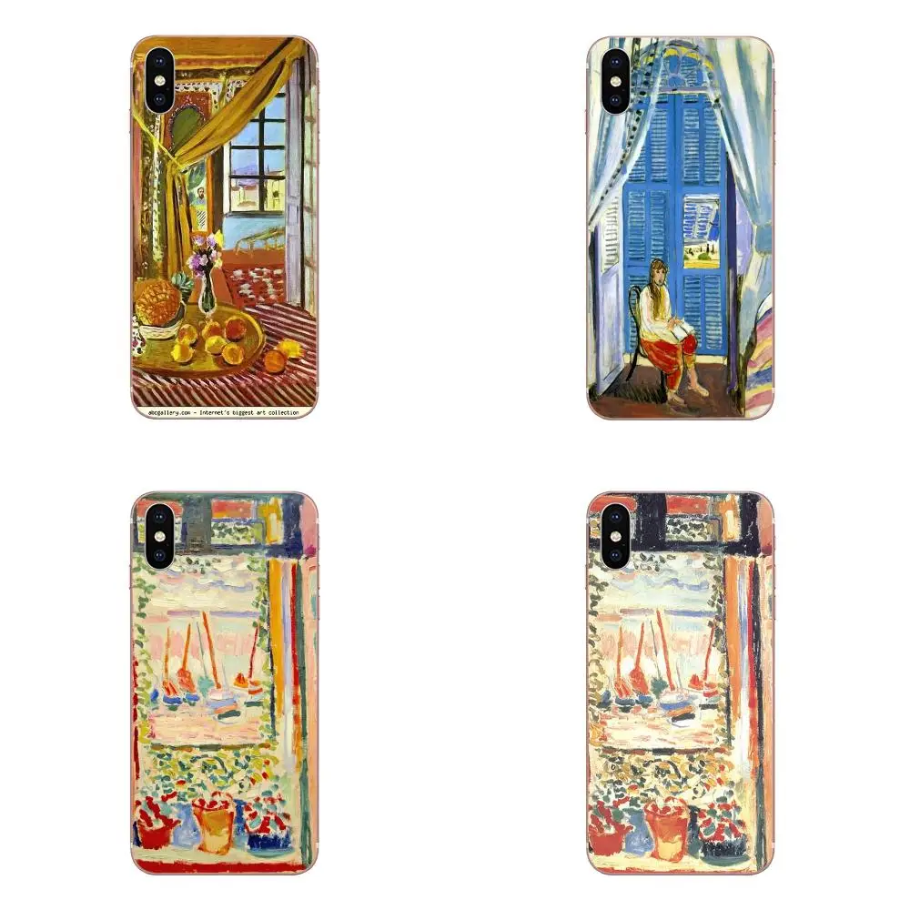 Coque Shell Henri Matisse открытое окно Collioure для Xiaomi Redmi Mi 4 7A 9T K20 CC9 CC9e Note 7 9 Y3 SE Pro Prime Go