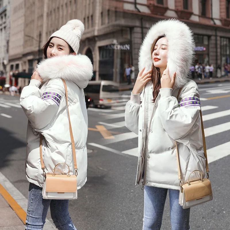 

Cotton-padded Clothes Women's Short 2019 Winter New Style down Jacket Cotton-padded Clothes Women's Korean-style Loose-Fit Cotto