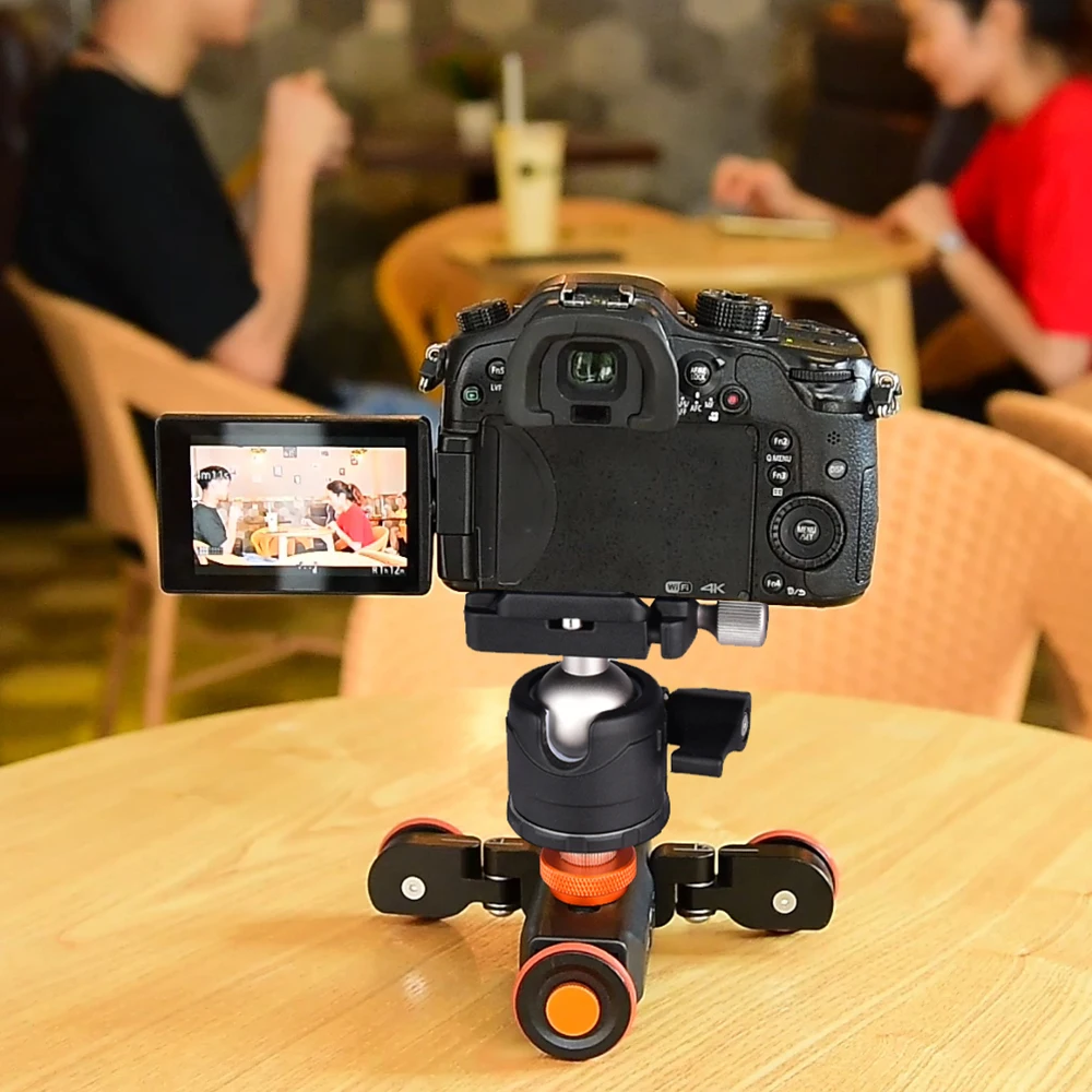 Andoer L4 PRO механизированная камера видео Долли электрический трек слайдер беспроводной пульт дистанционного управления шариковая головка адаптер для Canon Nikon sony