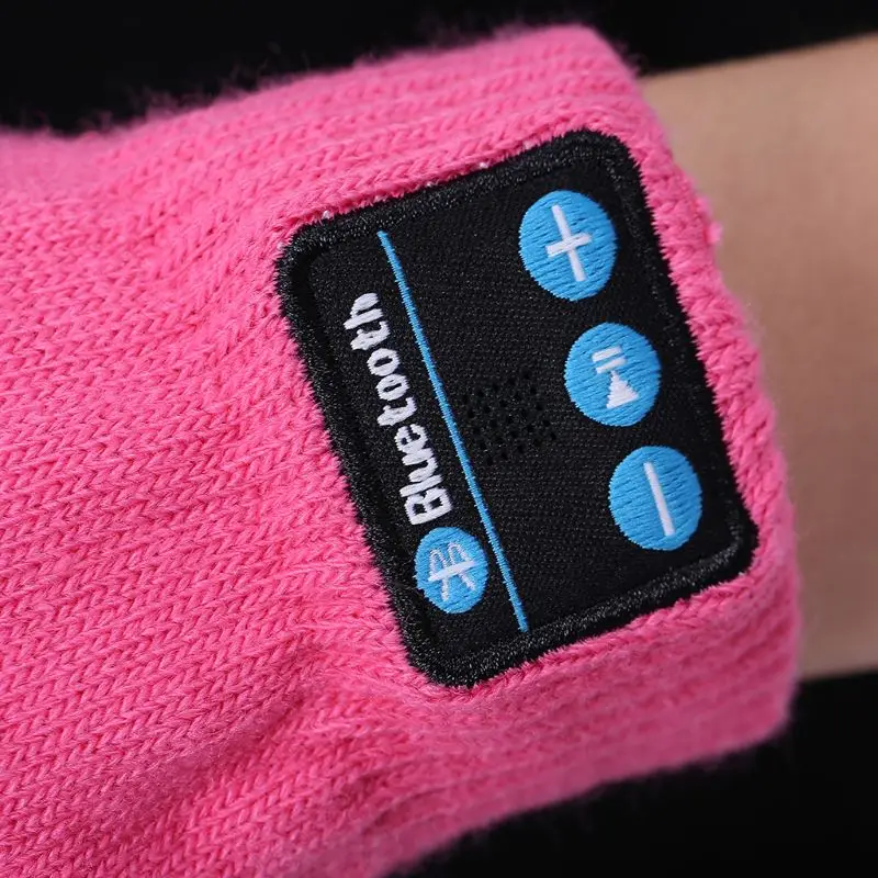 Bluetooth перчатки, беспроводные Bluetooth перчатки, зимние перчатки сенсорный экран со встроенными стереодинамиками, съемные наушники