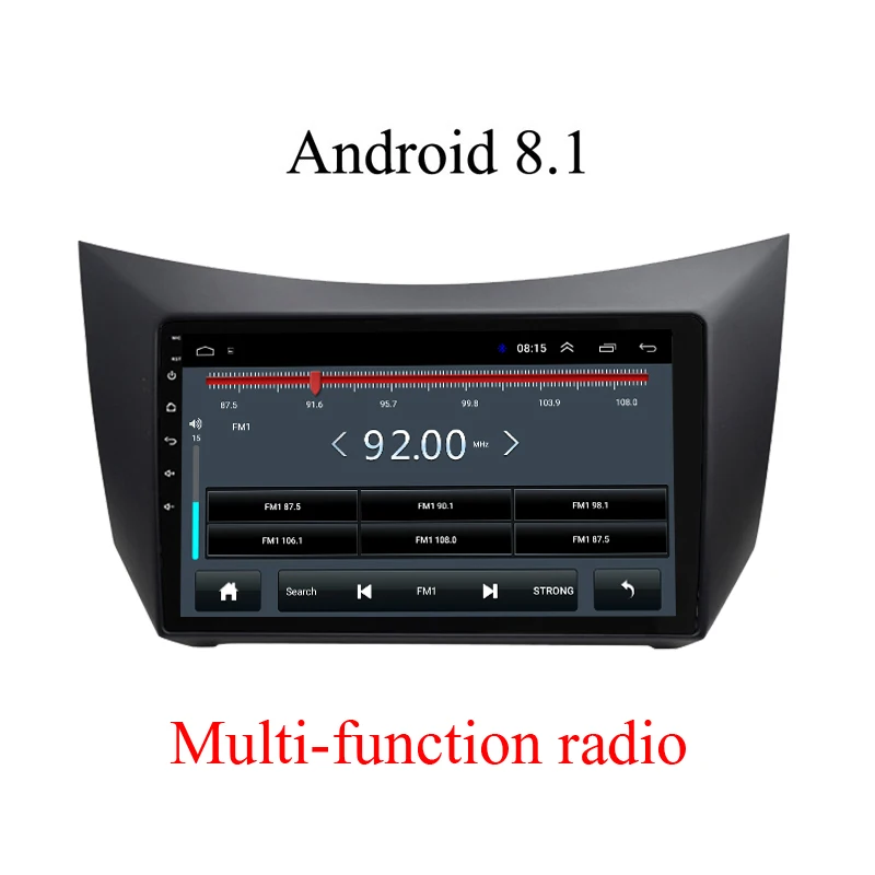 Android 8,1 автомобильный Радио мультимедийный видео плеер для Lifan 320 2009-2012 с dvd-навигацией автомобиля и gps Поддержка карта Bluetooth