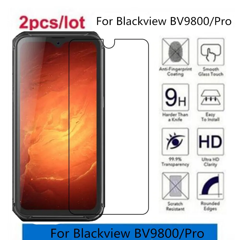 

2.5D 9H Tempered Glass For Blackview BV9800 Screen Protector Toughened protective film For Blackview BV9800 Pro Glass