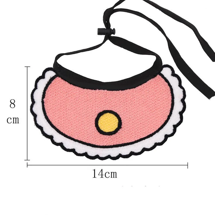 Модные корейские ins нагрудники для домашних животных кошки банданы нагрудники-шарфы милый мультяшный стиль щенок маленькая собака слюнявчик полотенца шейный платок аксессуары для домашних животных