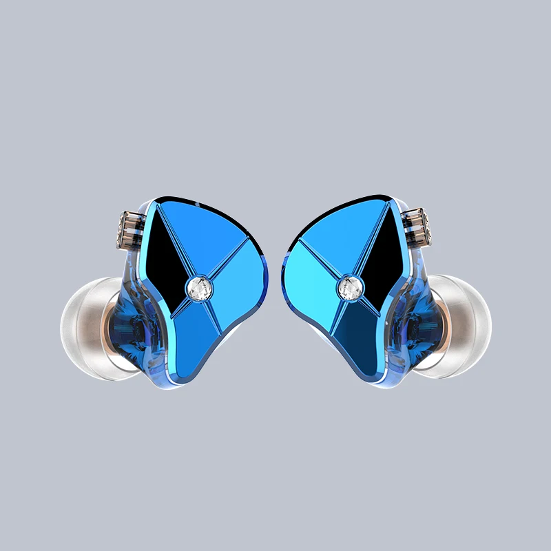 Blue Transparent TFZ queen LTD Внутриканальные наушники с шумоизоляцией Hi-Fi наушники для контроля звучания DJ супер бас музыкального проводные наушники со съемным кабелем - Цвет: Blue Transparent