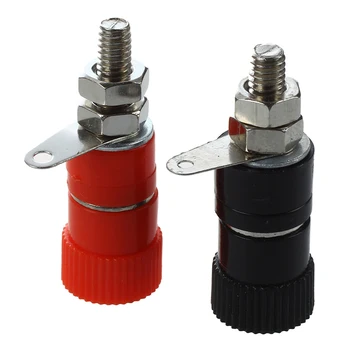 

10 Pcs 3.8mm Thread 4mm Banana Plug Socket Binding Post Replacement