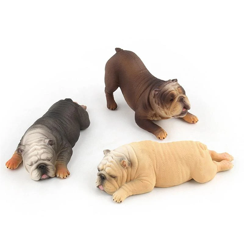 mini plastic dog figurines
