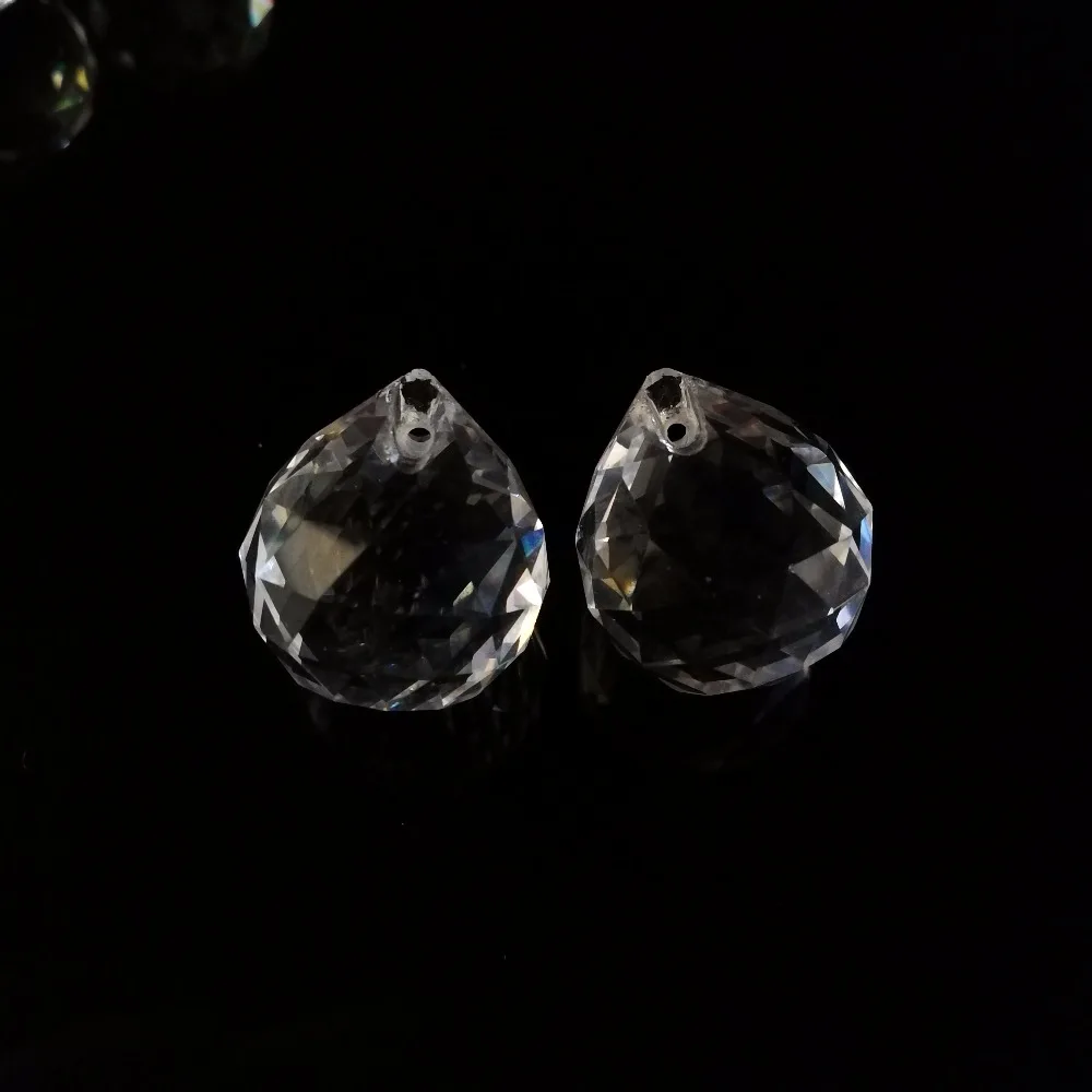 20 мм/30 мм/40 мм прозрачные хрустальные граненые шары Хрустальные подвесные Подвески для свадебного украшения Лучшие продажи