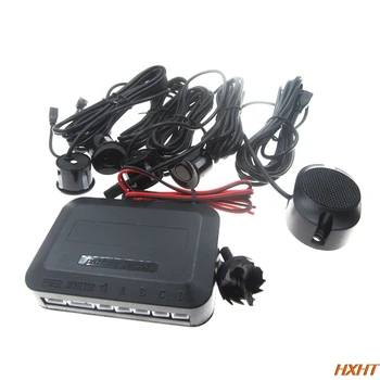 

Parking 4 Sensors Car Reverse Backup Rear Buzzer Radar System Kit Sound Alarm diy electronics