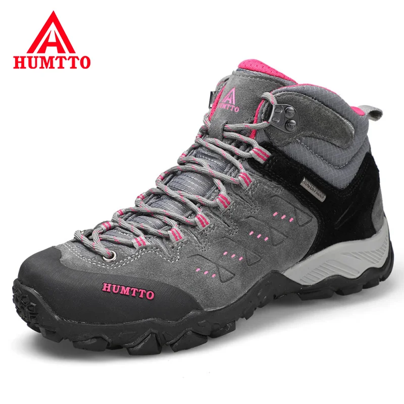 Woman Hiking Shoes Outdoor Mountain Camping Waterproof Sneakers for Women Leather Sport Hunting Climbing Trekking Boots hiking shoes