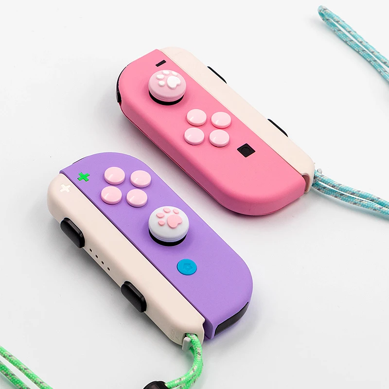 Цветные наклейки сделай сам для Nintendo Switch NS Lite Joy Con Caps консоли NX JoyCon чехол