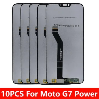 

10Pcs/Lot 6.2inch LCD For Motorola Moto G7 Power XT1955 LCD Display Touch screen sensor Panel Digiziter assembly