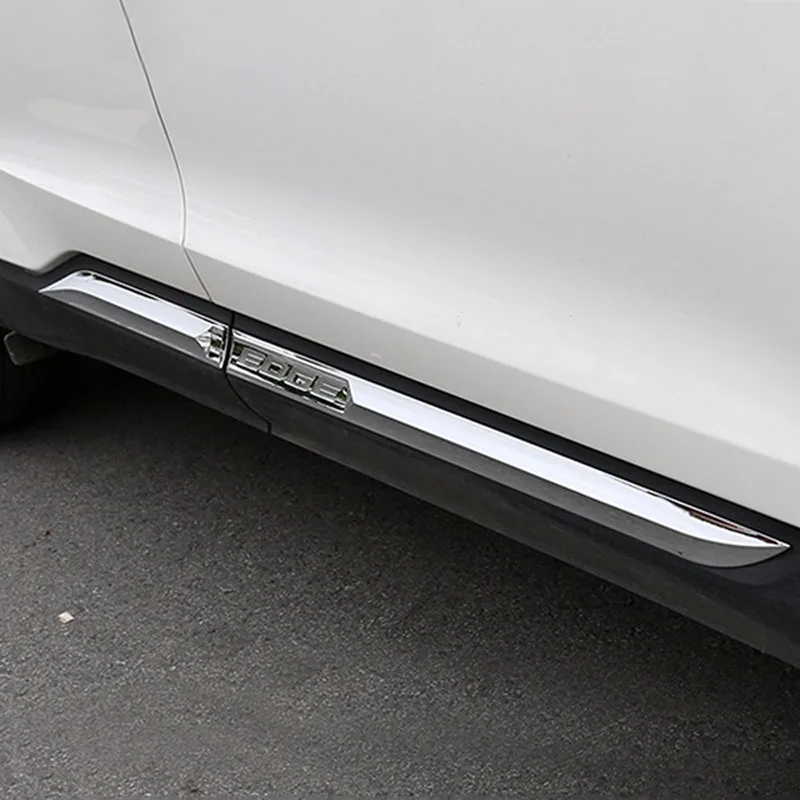 Для Ford Edge Автомобиль Стайлинг гальванический двери ворота боковой педали порога крышка стикер рамки внешние аксессуары
