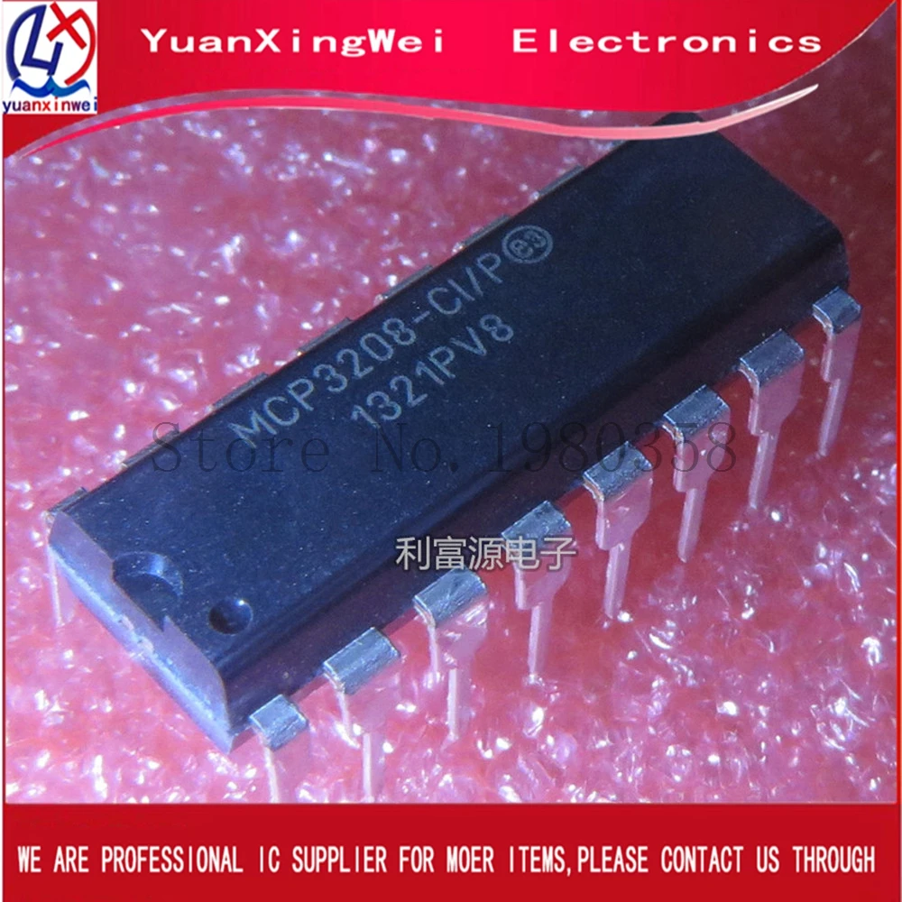 1 шт./лот MCP3208 MCP3208-CI/P DIP16