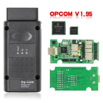 

OPCOM For Opel OP COM 1.95 Flash Firmware Update OP-COM 1.95 PIC18F458 FTDI CAN BUS OBD OBD2 Scanner Car Diagnostic Auto Tool
