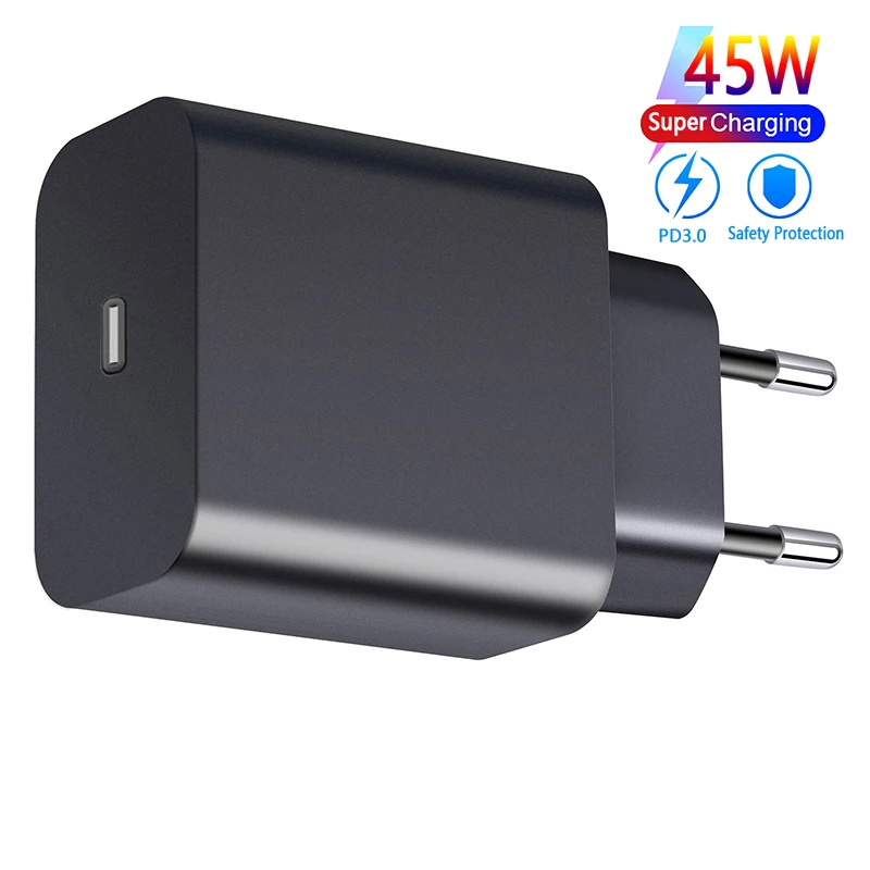 usb 5v 2a 45W Type-c charger mobile phone fast charge charger for Samsung iPhone Huawei Xiaomi fast charge Type C adapter usb c power adapter 20w