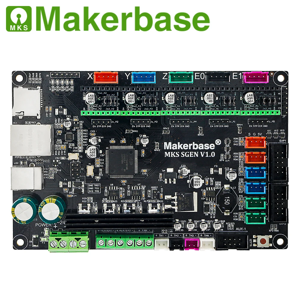 Детали для 3D-принтера, плата контроллера MKS SGen Smoothieboard 32 бита с открытым исходным кодом, MKS sbase, обновленная