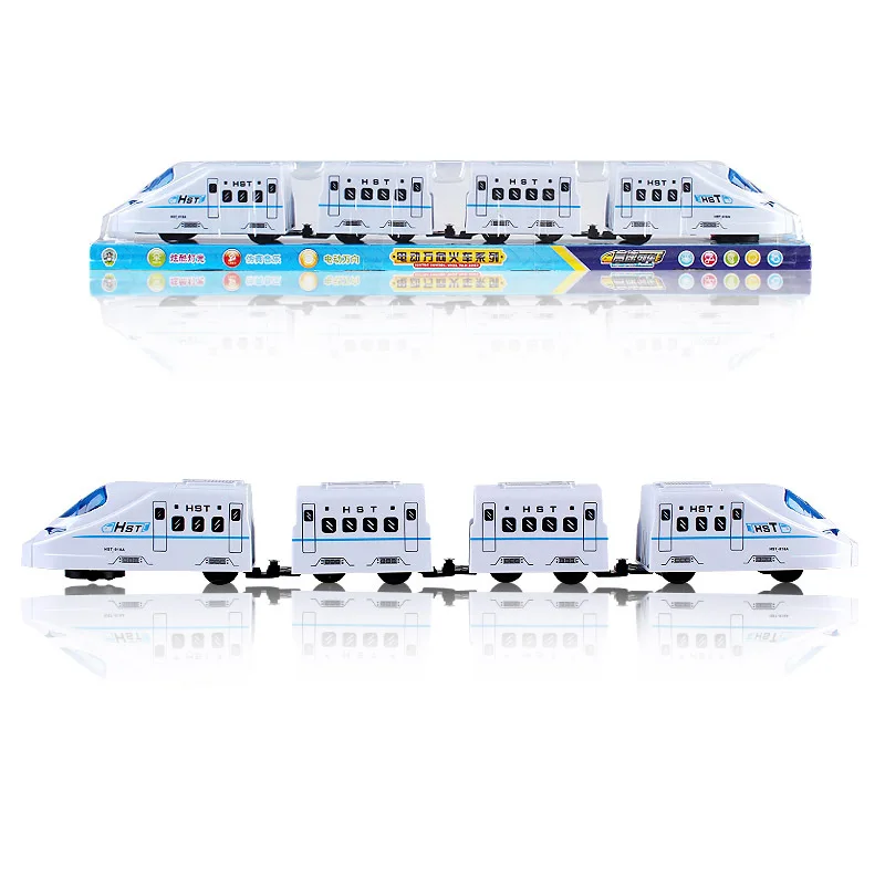 

New Products Hot Sales Electric Flash Music Universal High-Speed Harmony Train Model Children Birthday Gift