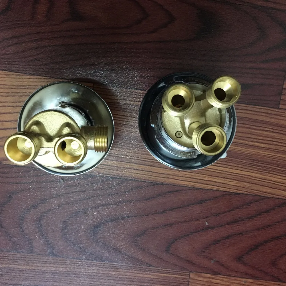 MTTUZK Solid Brass Bathtub Hot and Cold Mixing Faucet Split  Mixer 1 in 2 out Switch Bathtub Tap , Bathroom Shower Faucet 4