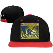 Будсото Чак Берри унисекс Регулируемая Шляпа Стильная хип-хоп бейсболка красный