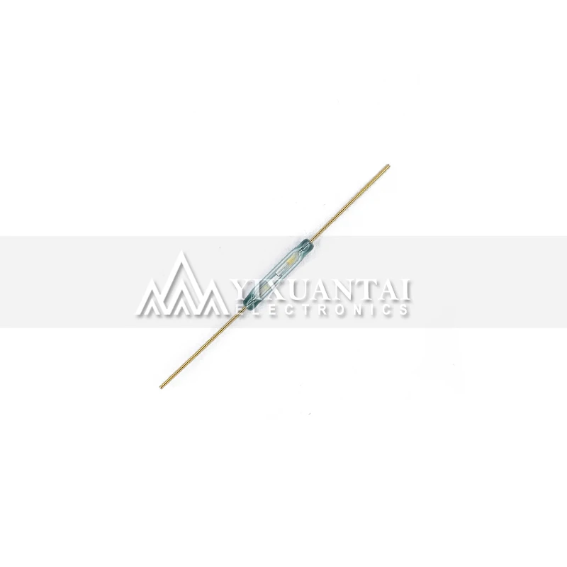 Interruptores Controlados Magnéticos Reed Mka14103 2×14 mm 2×14 mm Pernas de Ouro de Vidro Mka 14103 100 Pcs por Lote