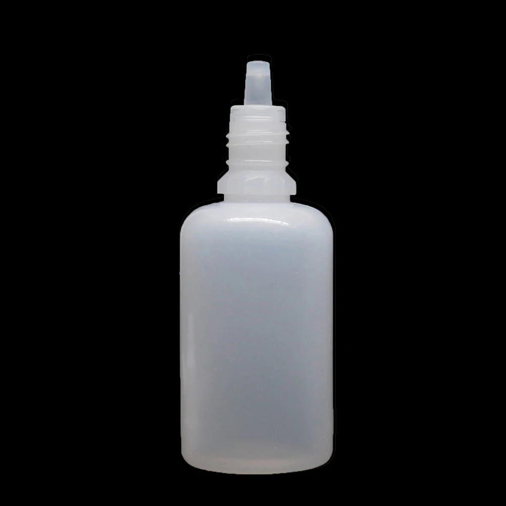 100 шт. x 5ml-100 мл пластиковые флаконы пустые бутылки Сжимаемый PE глаз E жидкий сок масло капельница многоразового контейнер+ мини-воронка