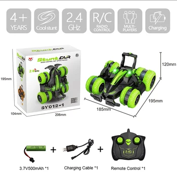 

Remote controlling Car Stunt Drift Deformation Buggy Car Rock Crawler Roll Car 360 Degree Flip Kids Robot Control Car Dropship