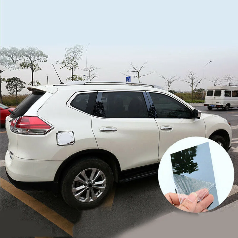 И качественный 8 шт. отделка двери автомобиля черные стойки для Nissan X-Trail Rogue