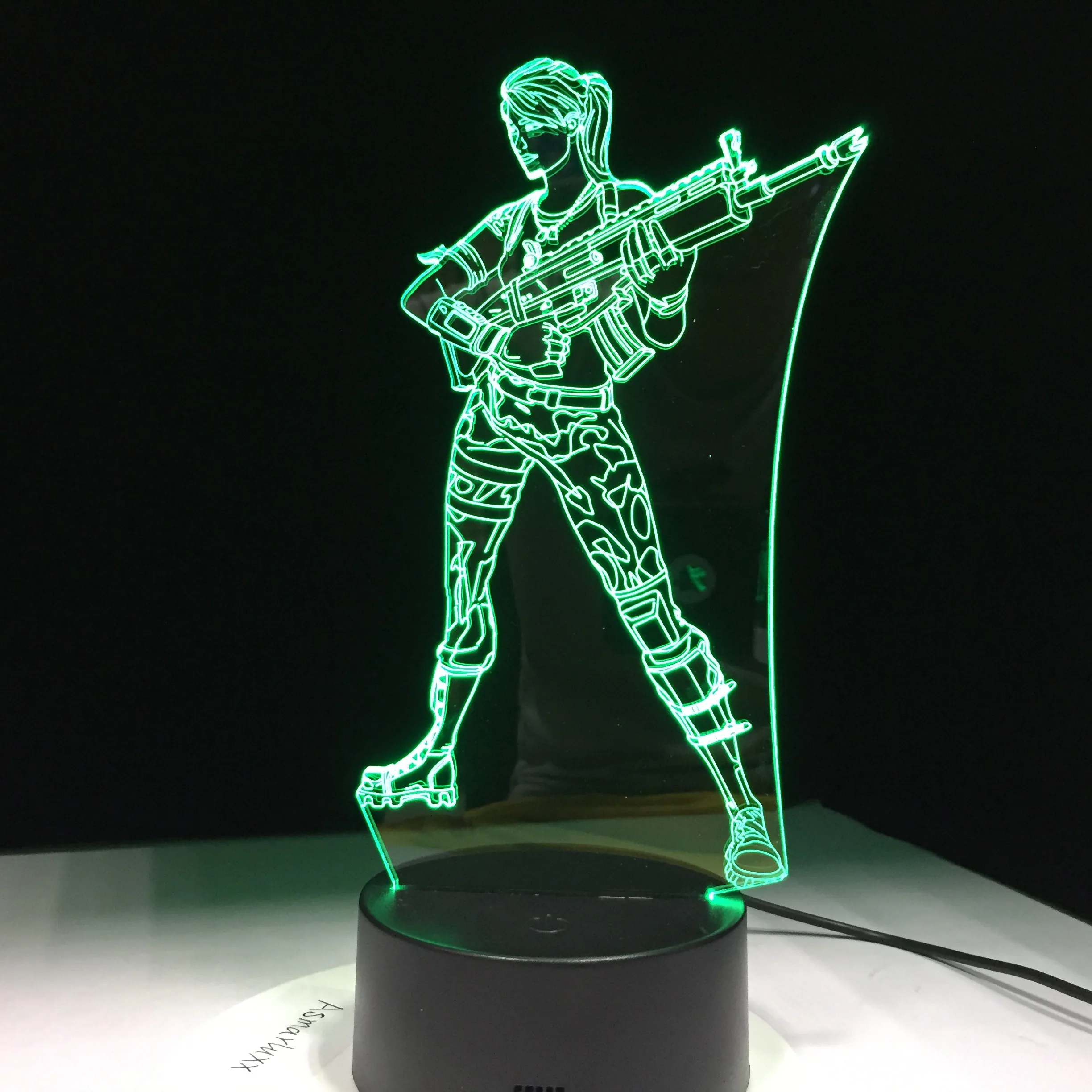 Игра 3D светодиодный светильник 7 цветов сенсорный выключатель Светильник Настольный Lava Lam 9905