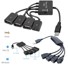 ZUIDID Black Octopus USB HUB To HDMI Compatible 3.0 Adapter 4 In 1 For MacBook Pro Air Splitter