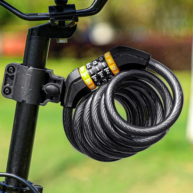 Cadenas de Vélo, Long 120cm x 12mm,Cable Antivol pour Vélo Scooter