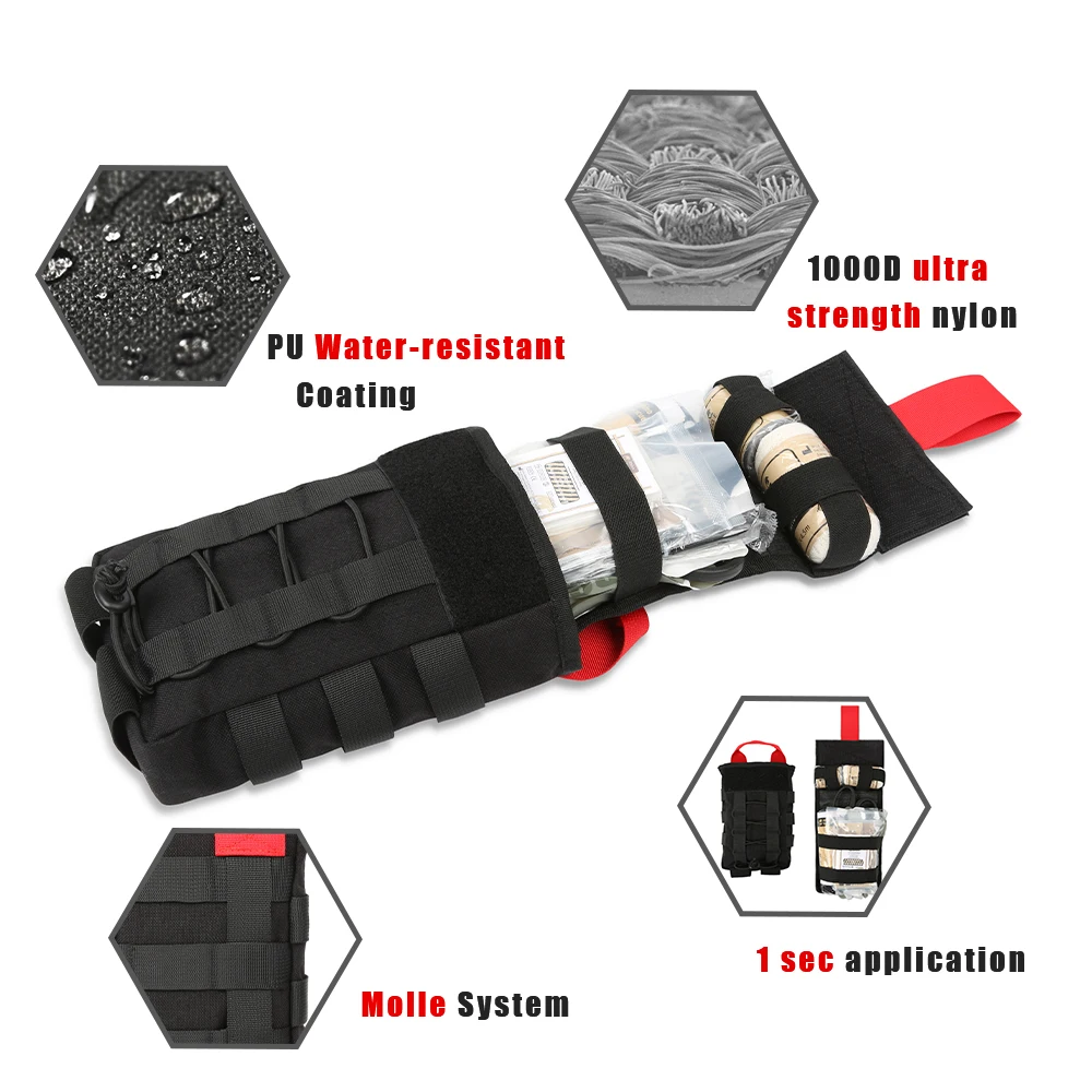 Rhino IFAK Medical Pouch First Aid Kit Survival outdoor emergency kit for Camping Medical Kit