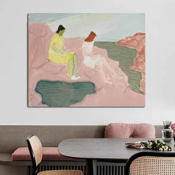 

Milton Avery Seaside Creation Canvas Painting Posters Prints Marble Wall Art Painting Decorative Picture Modern Home Decoration