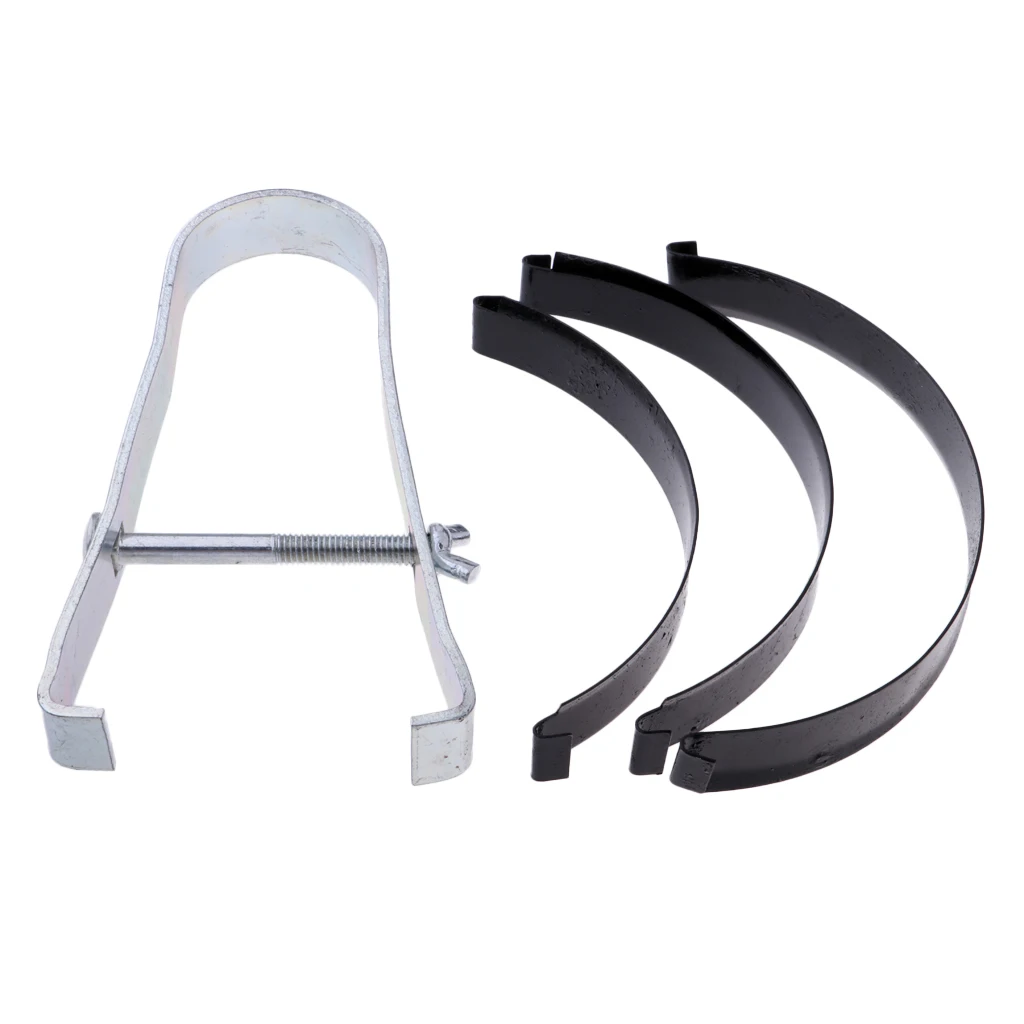 1 Sets Motorcycle Piston Ring Clamp Piler Installer Service Tool & Ring Compressing Compressor Set Fit Range 50mm to 85mm