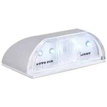 

Keyhole Light Lamp PIR Infrared Wireless Auto Sensor Motion Detector Door Keyhole with 4 LED Light Lamp Stick-on Anywhere Tap Li