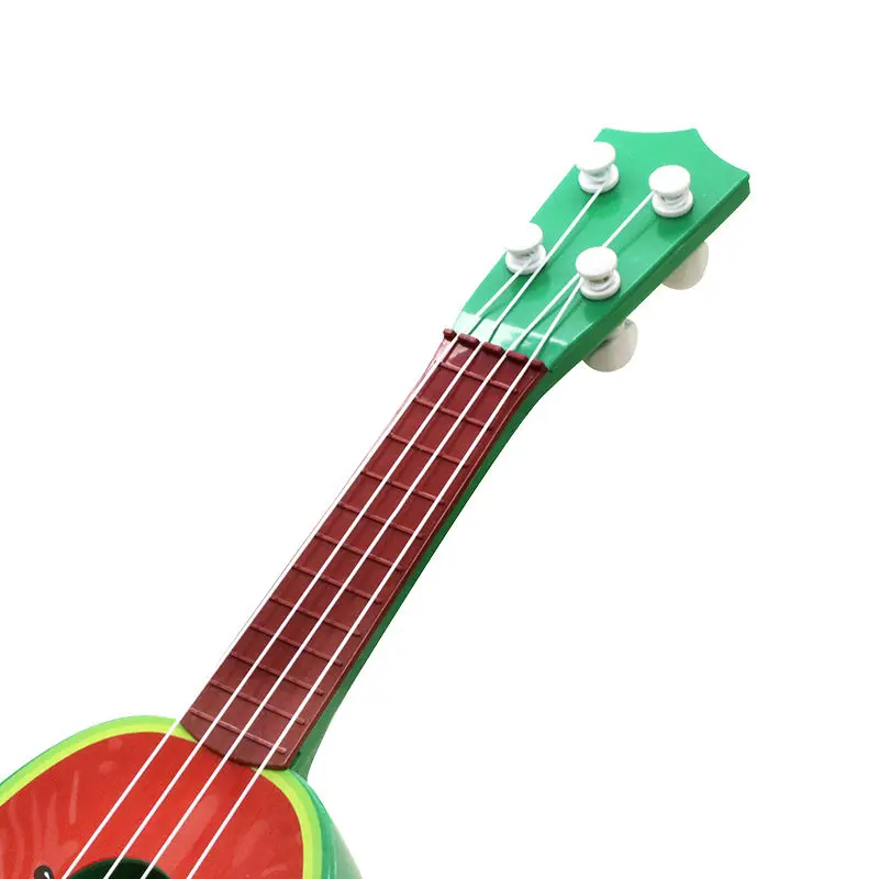Симпатичные Арбуз гитара фрукты Стиль детей 4 минимодель миниатюрная укулеле