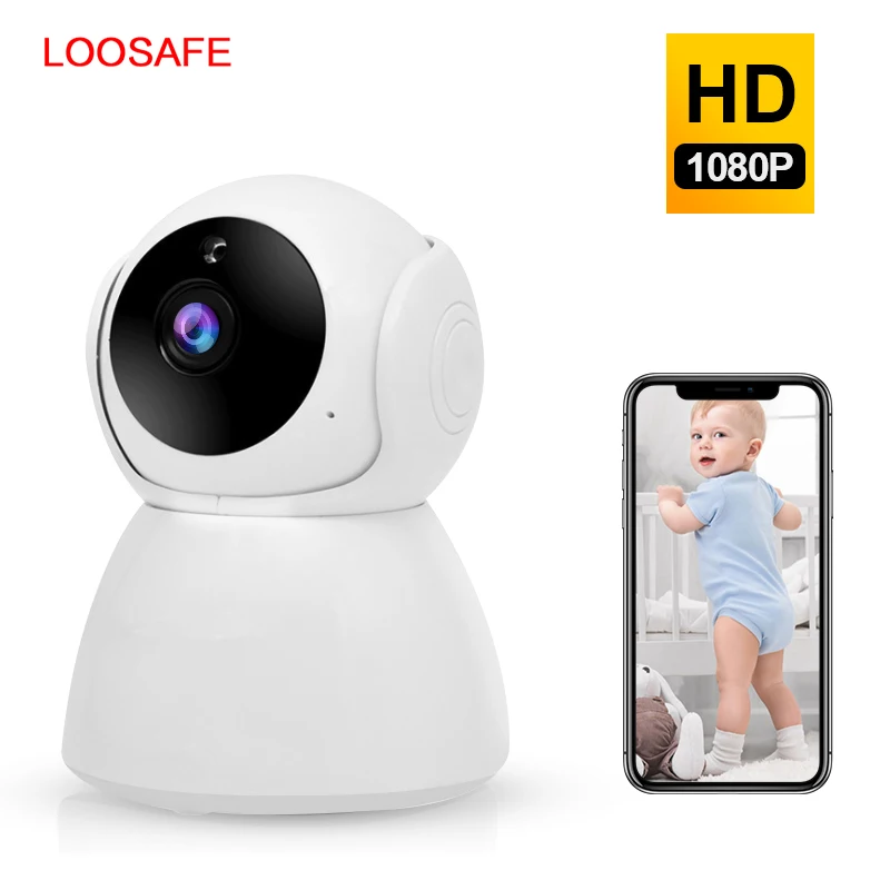 Беспроводная камера видеонаблюдения LOOSAFE 3 Мп HD Cloud Wi Fi Двусторонняя аудио