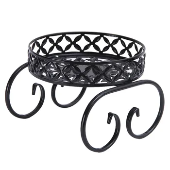 

1pc European-Style Iron Plant Stand Simple Geometric Flower Stand Living Room Restaurant Balcony Shop Fleshy Flower Pot Rack