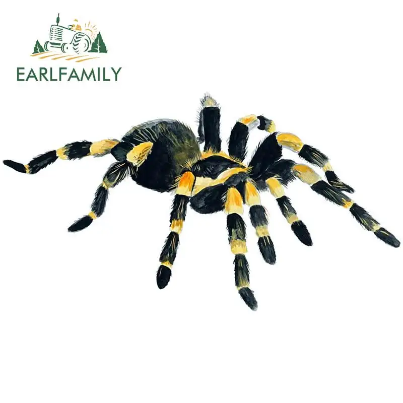 EARLFAMILY 13cm x 7.2cm Orange Knee Tarantula Spider Arachnid Vinyl Decal Auto Car Truck ATV RV Boat Stickers Graphics | Автомобили и