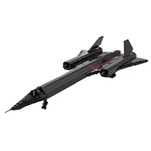 

Jet Aircraft SR-71 High-speed Strategic Scouting Aircraft Space Wars Fighter Building Blocks Battle Bricks Aircraft MOC Toy Gift