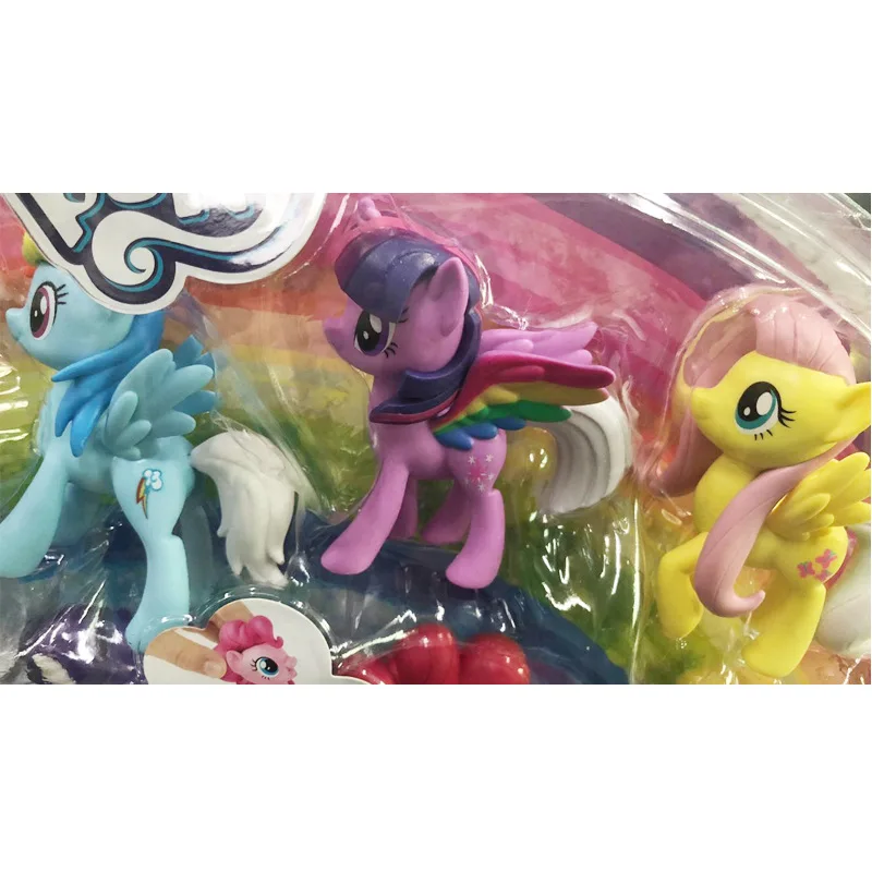 

Hasbro My Little Figure Protagonist Water Board Game Set My Little Color Changing Play with Water Bath Toy Doll E5553